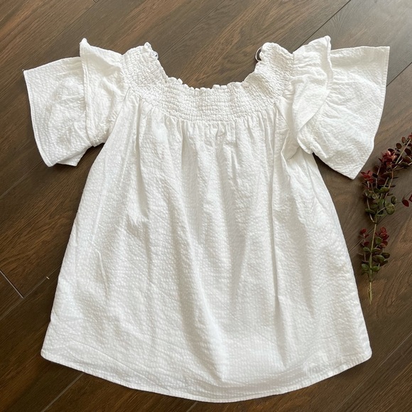 Caslon white puff sleeve cotton blouse - Picture 3 of 4